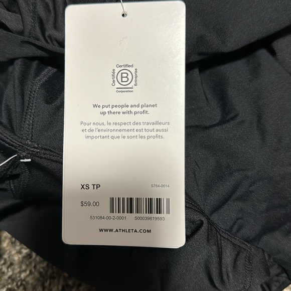 NWT! Athleta Black Conscious Crop Bikini Top D-DD - Multiple Sizes🩵 - Picture 5 of 6